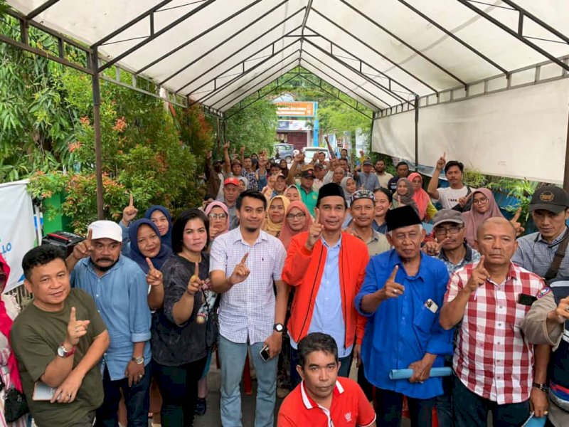 Ketua DPRD Kota Makassar Rudianto Lallo melakukan reses  di Kelurahan Kaluku Bodoa dan Pannampu, Kecamatan Tallo.