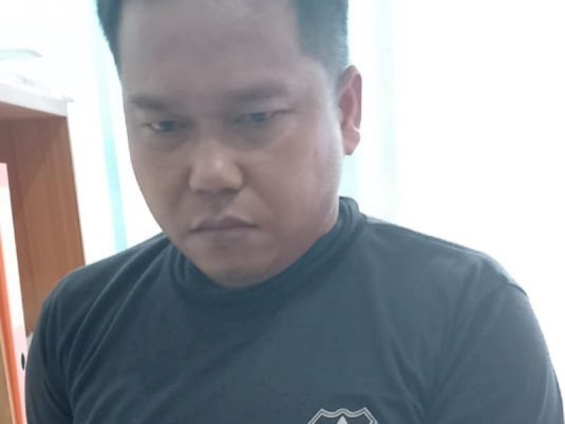 Sekuriti UNM, pelaku perekam mahasiswi di kamar mandi. (Foto: Ist)