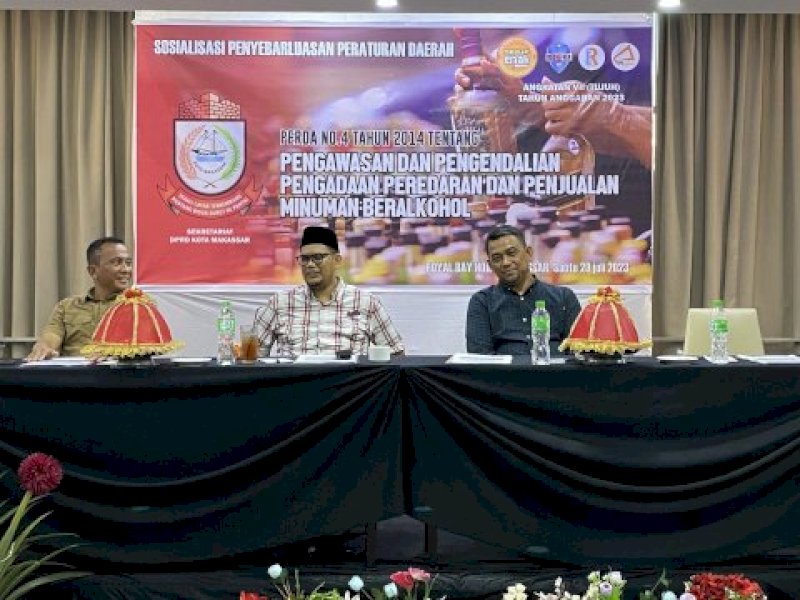 Legislator Makassar Andi Pahlevi Tekankan Pentingnya Masyakar Mengawasi Peredaran Minol