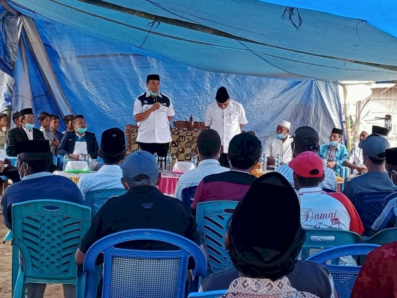Palson RaPi saat sosialisasi di Kawite Wite. 