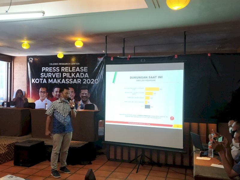 Konferensi Pers Lembaga Survei CRC. 