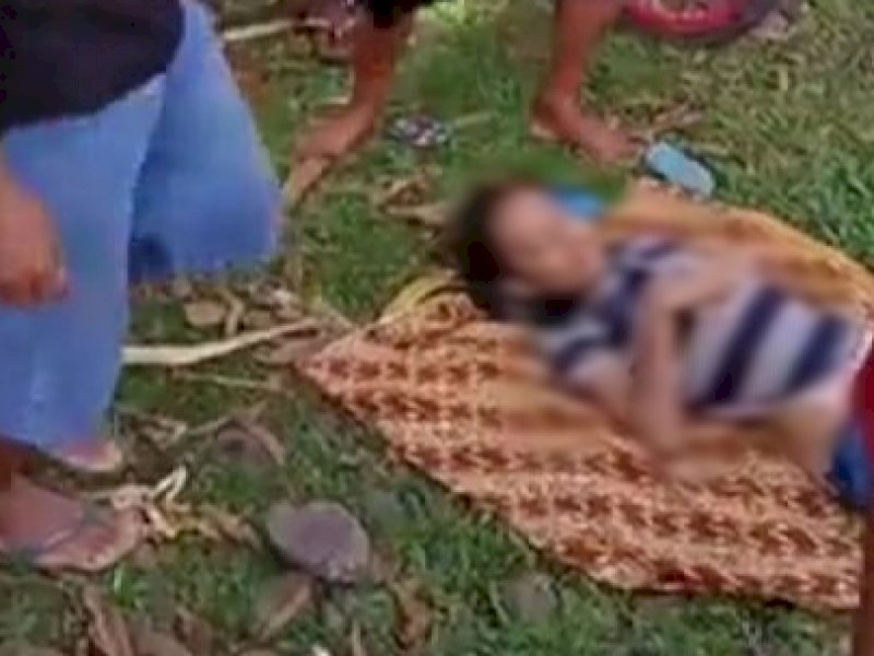 Bocah 12 tahun yang ditemukan tewas di Sungai Bijawang. 