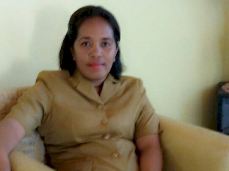 Kepala Bidang Perkebunan, Dinas Ketahanan Pangan dan Pertanian Maluku Tenggara, Irene Farneubun.