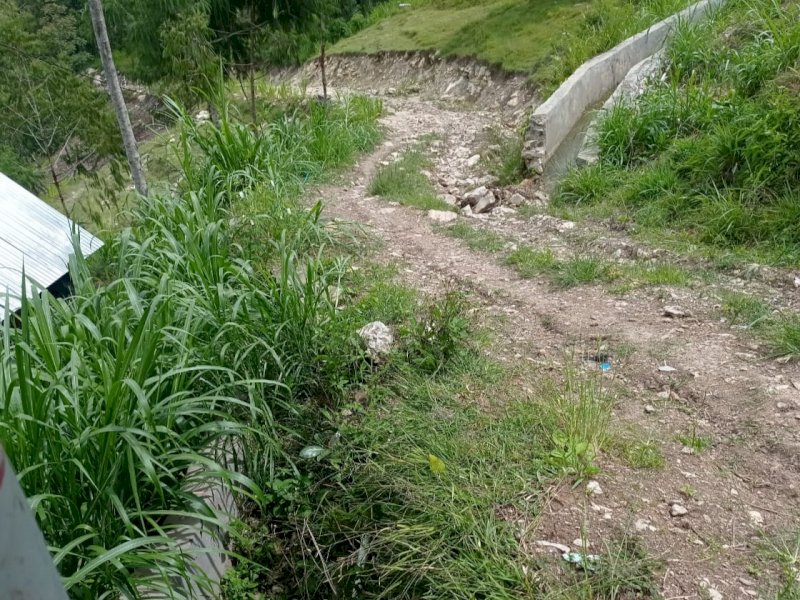 Proyek irigasi di Lembang Gasing,   Mengkendek terbengkalai sejak 2019.