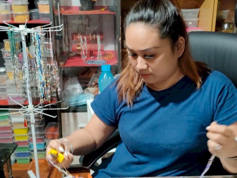 Pelaku UMKM di Torut Connie Tandungan. 