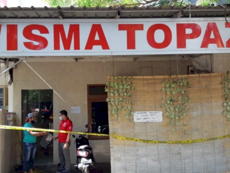 TKP pembunuhan. Geser ke kanan untuk melihat korban pembunuhan yang merupakan selebgram. 