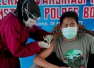 Kapolsek Libureng Harap Vaksinasi Bantu Kekebalan Tubuh Anggota Polri
