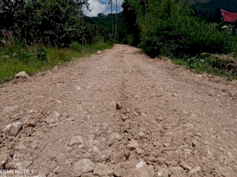 Proyek infrastruktur di Makale yang dikerja PT Sabar Jaya.