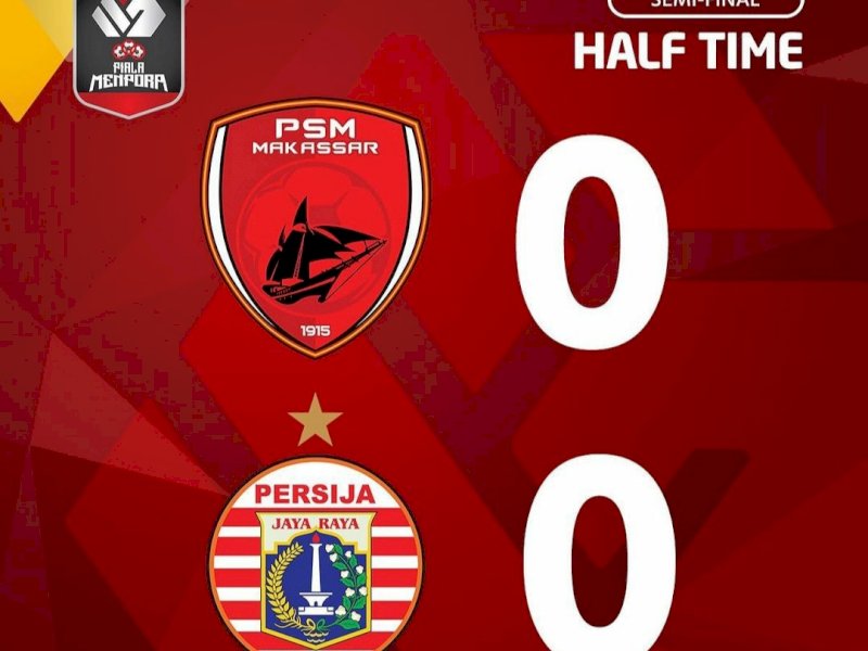 Laga babak pertama PSM Makassar vs Persija Jakarta di Stadion Maguwoharjo berlangsung sama kuat (int) 