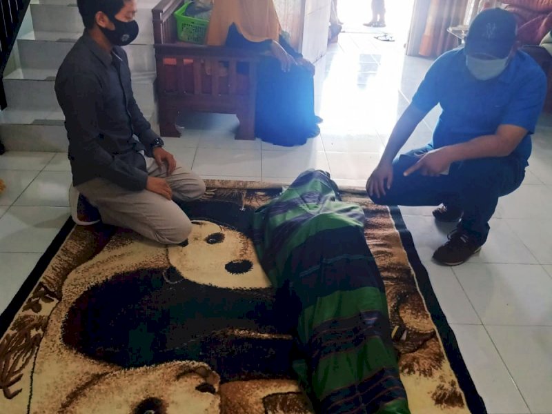 MA pemuda 29 tahun warga Bukit Baruga Antang ditemukan tidak bernyawa, Jumat subuh (16/4). 