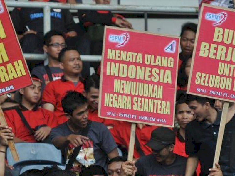 Hari Buruh yang jatuh Sabtu 1 Mei diharapkan tidak diperingati secara demonstratif.  (ilustrasi-int) 