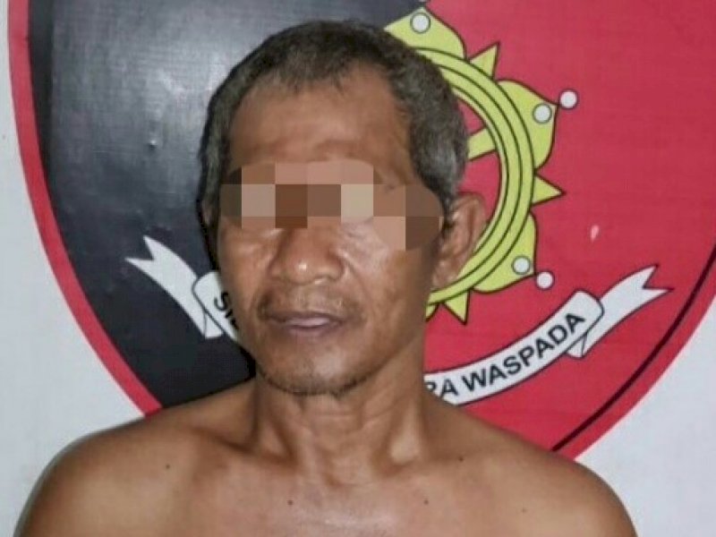 Pelaku penganiayaan gadis belia di Makassar. 