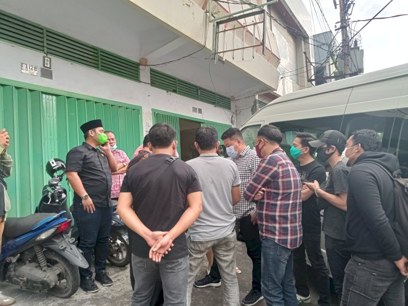 Sidak Komisi A DPRD Makassar di Jalan Buru. 