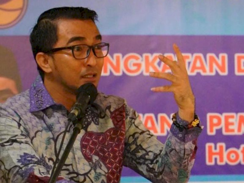 Mario David saat menggelar Sosialisasi Peraturan Daerah tentang Penyandang Disabilitas. 