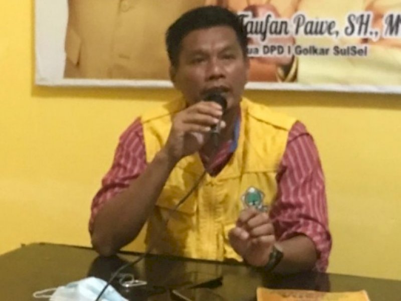 Ketua SC Musda X Golkar Bulukumba, Asri Jaya. 