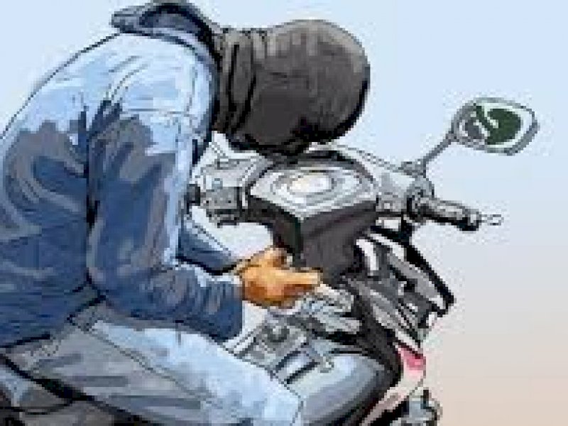 Ilustrasi pencuri motor. (INT) 