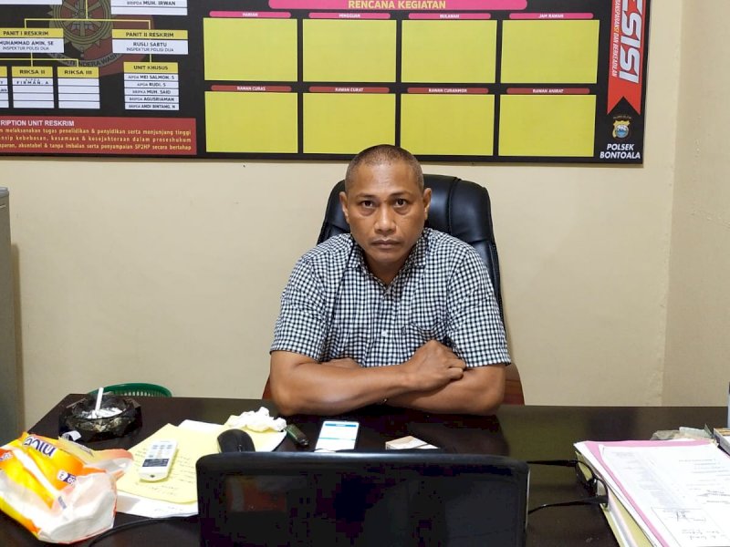 Kanit Reskrim Polsek Bontoala Iptu Robert. 
