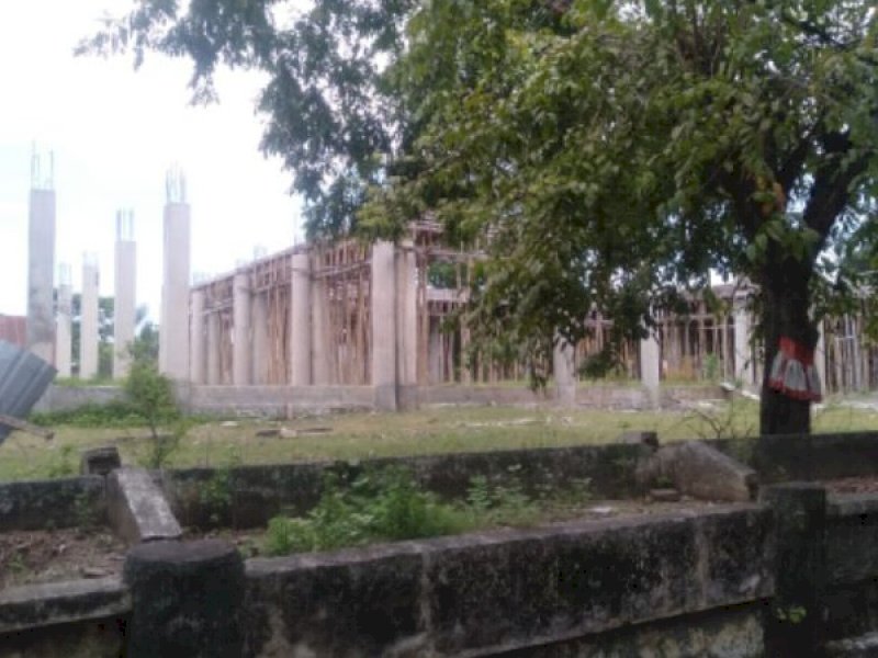Kondisi Gedung Pembangunan Mal Pelayanan Publik Bulukumba. 