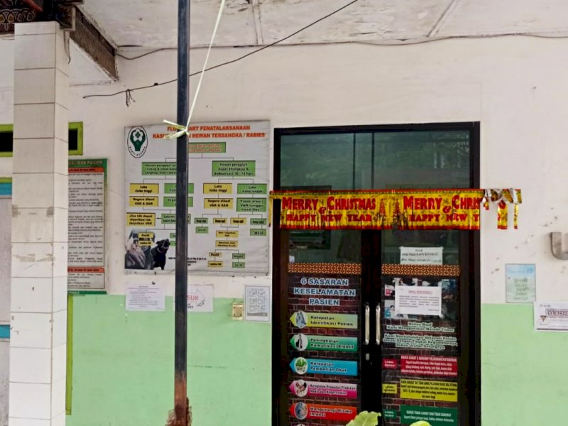 Puskesmas Makale di Tana Toraja Sulsel ditemukan menutup pelayanan kesehatan masyarakat saat Minggu 5 September kemarin (ist/anda)
