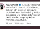 Najwa Buka-bukaan, Sebut Ketua KPI Kabur Saat Hendak Dialog Soal Pelecehan