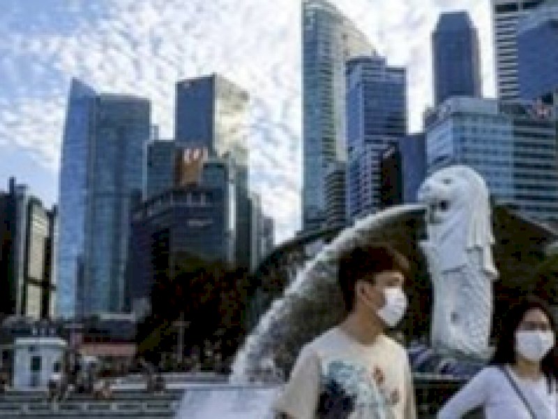 Singapura menghadapi gelombang Corona dalam sebulan terakhir.  (int) 