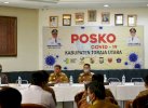Hadiri Rapat Satgas, Bupati Torut Atensi Penggunaan Anggaran Covid-19
