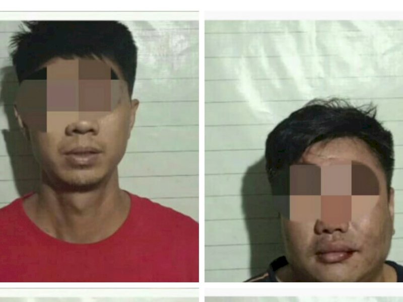 Kawanan curas yang ditangkap Tim Jatanras Polrestabes Makassar. 