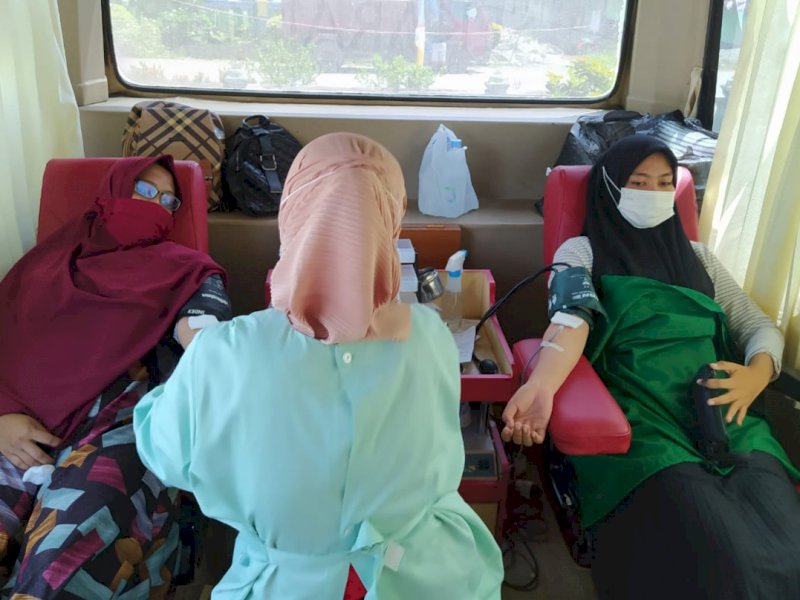 Donor darah dilaksanakan di Kecamatan Mappedeceng, Lutra.