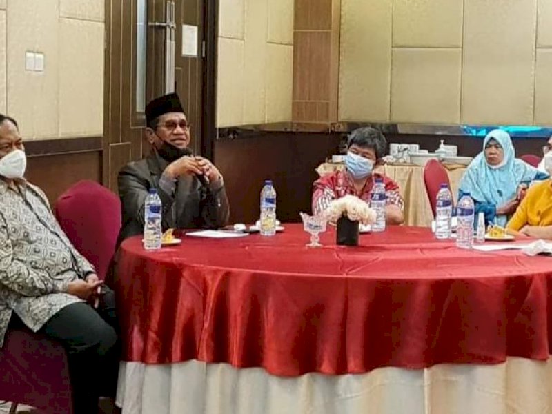 Sejumlah Tokoh Lintas Agama Sulawesi Selatan mendeklarasikan dukungan terhadap percepatan vaksinasi.