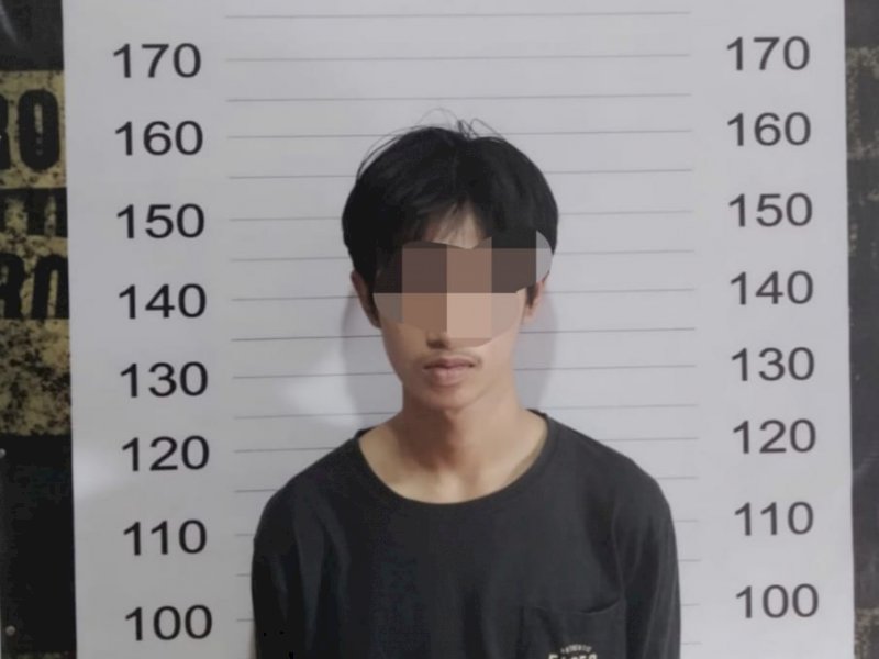 IK diamankan di Polsek Tamalanrea Kota Makassar. 