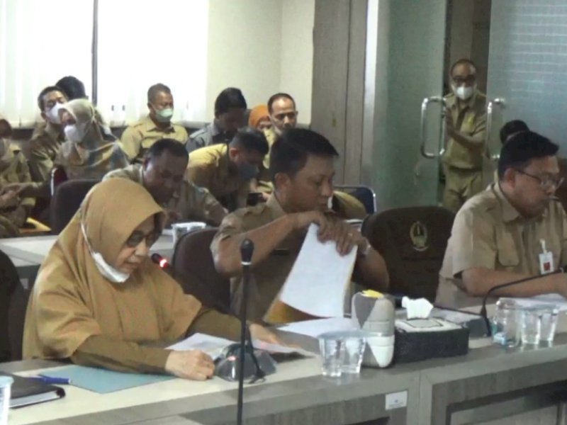 Rapat kerja Komisi E DPRD Sulsel terkait pembahasan Ranperda pertanggung jawaban pelaksanaan APBD 2021, Selasa (28/6/2022).