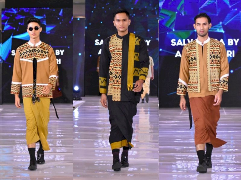 Keren! Batik Rongkong "Hipnotis" Penonton Surabaya Fashion Festive 2022