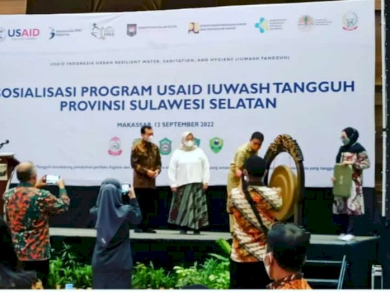 Sosialisasi program Usaid Iuwash Tangguh. 