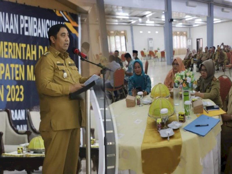 Bupati Maros Chaidir Syam Buka Pelaksanaan Musrenbang Tingkat Kabupaten 2023