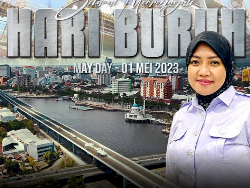 Kadis PU Kota Makassar Sampaikan Selamat Hari Buruh 2023