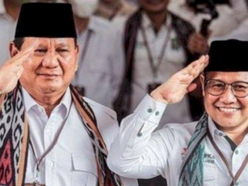 Prabowo Subianto dan Muhaimin Iskandar.