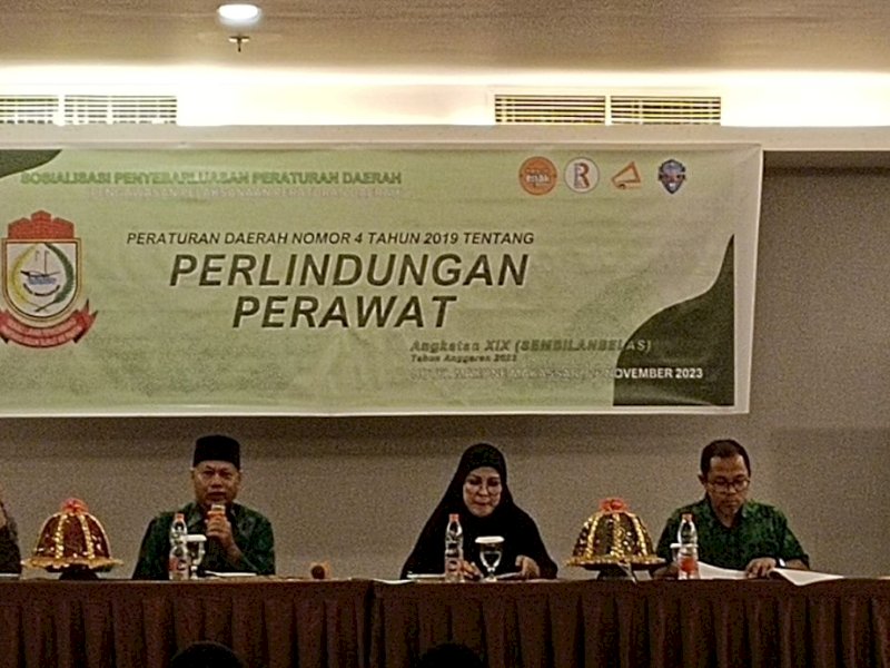 Anggota DPRD Makassar Abdul Wahid Gelar Sosialisasi Perda Perlindungan Perawat