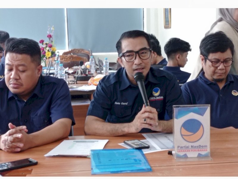 Ketua Badan Pemenangan Pemilu (Bapilu) Partai Nasdem Kota Makassar, Mario David/Int