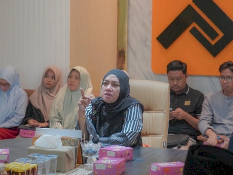 Rakor berlangsung di ruang rapat Kadis PU Makassar 