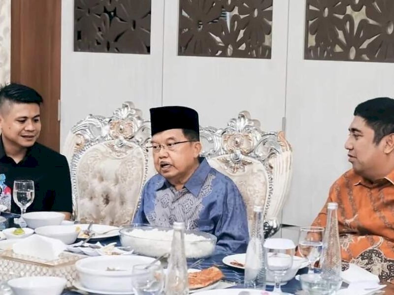Bupati Maros dan Unsur Forkopimda Menerima Kunjungan Jusuf Kalla