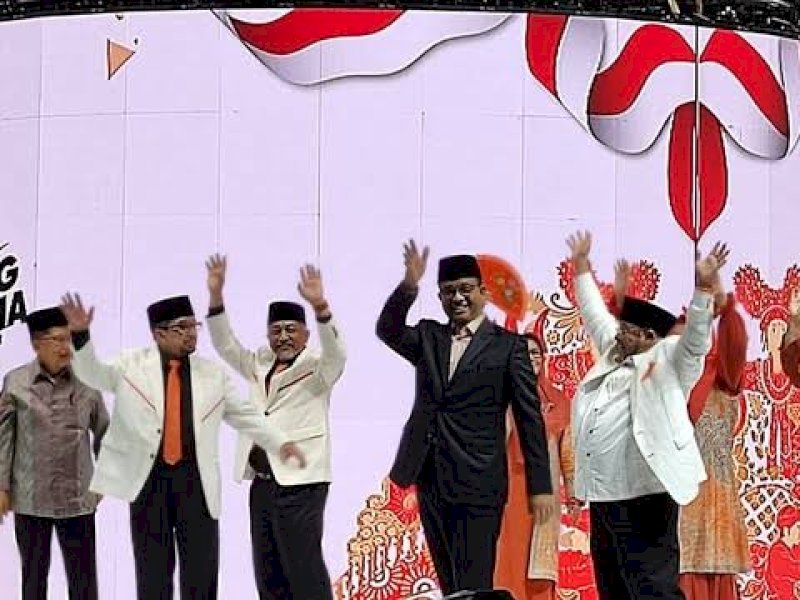 Milad ke-21 PKS di Istora Senayan Jakarta, Sabtu (20/5/2023). 