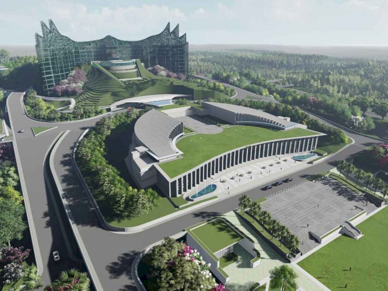 Penampakan Istana Negara RI di IKN. (Foto: ist)
