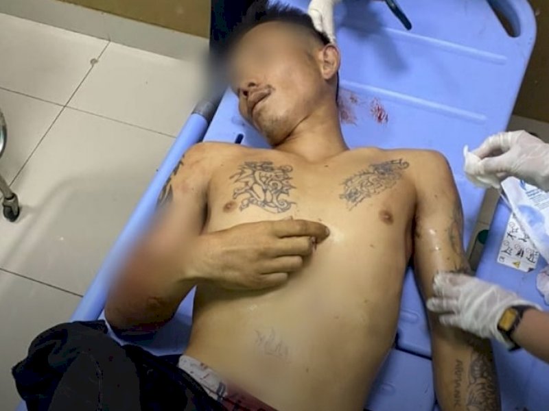 Korban penikaman tanpa identitas (Foto: Ist)