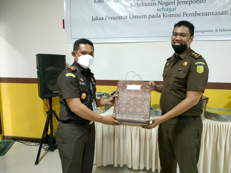 Kasi BB dan BR Kejari Jeneponto berganti. (Ist)