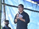 Empat Sapi Dipotong, Wabup Lutra Makan Bersama Warga di Desa Laba 
