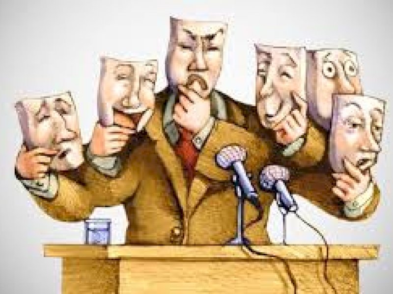 Ilustrasi gimik politisi