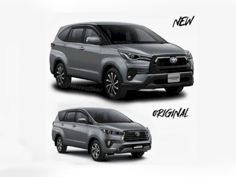 Penampakan Toyota Innova terbaru yang bakal meluncur. (Int)