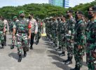 Kodam Hasanuddin Laksanakan Apel Gelar Pasukan Sambut Kunker Wapres RI 