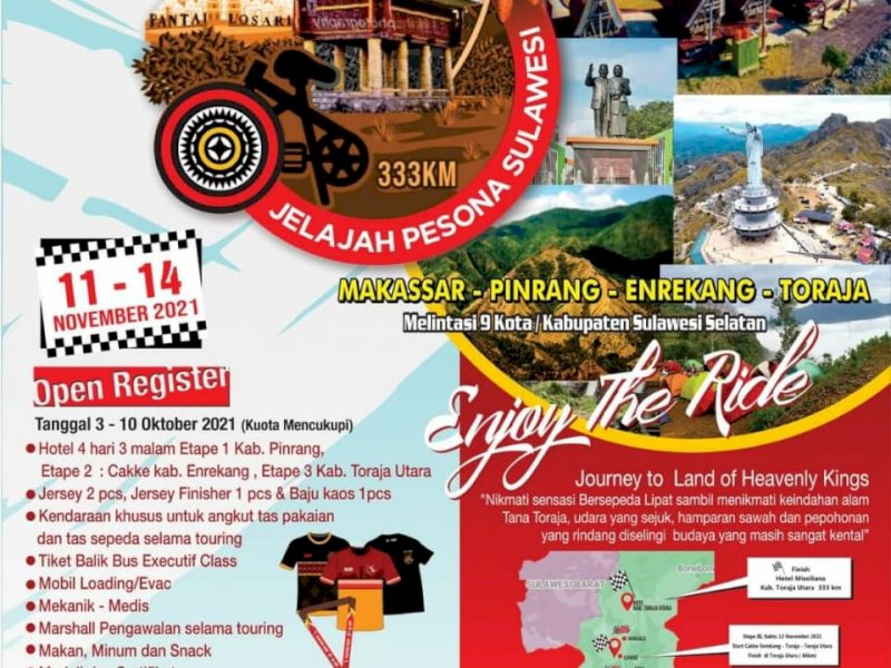 Poster enjoy the ride di Torut. (Foto: Ist)