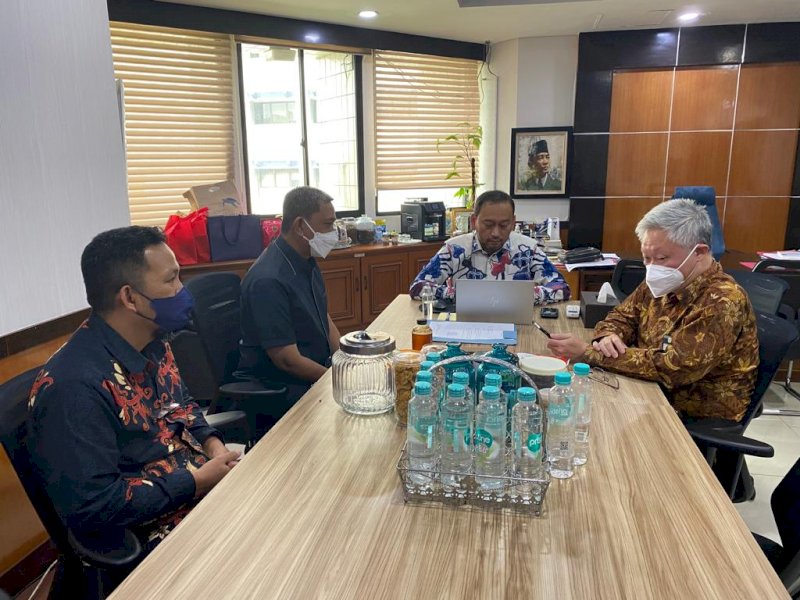 Bupati Wajo Amran Mahmud mengusulkan kampung siaga bencana kepada Kemensos. (Ist)